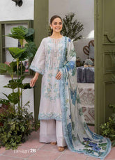 Vital By Sobia Nazir Embroidered Lawn 3 Piece Unstitched Suit SN25 D-2B